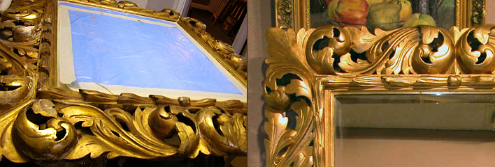 Guilded Frames and Objects Restoration
