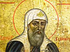 Russian Icons Restoration: Metropolitan Hermogen icon.