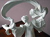 Dancer with Scarf by Kaser Porcelain (Germany). Porcelain Composition restoration.