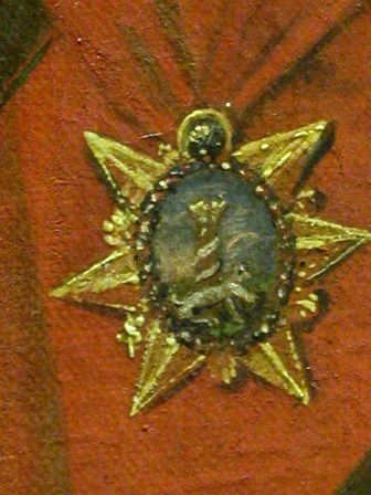 Grashe Seattle and Bellevue Fine Art Restorers. Rare and interesting cases of antique restoration: Friedrich Wilhelm Dux of Saxonia and Meisson painting, Oil on Canvas, 22" X 27" Circa 1733. Restoration project in process.